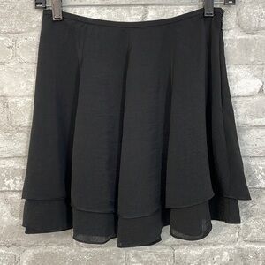 Silence & Noise Black Layered Skirt